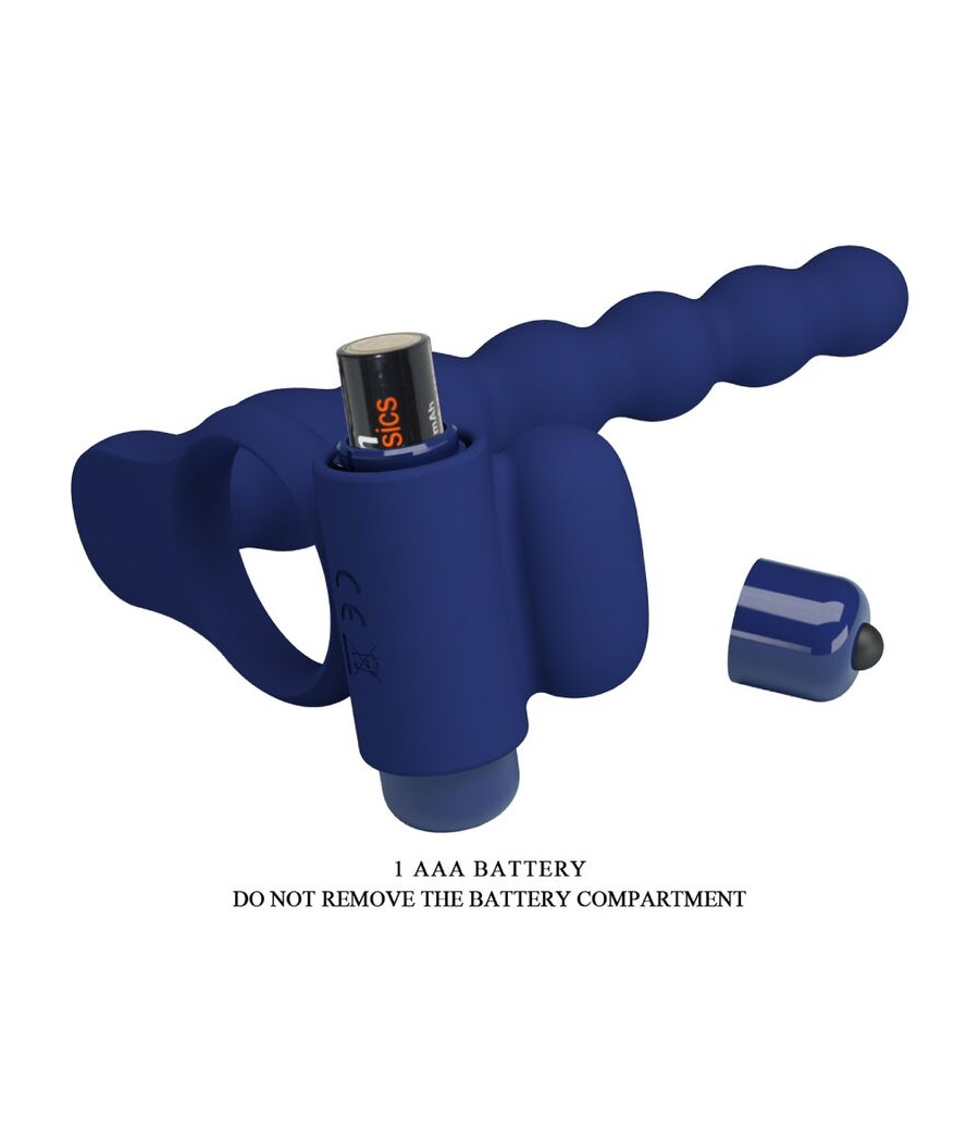 PRETTY LOVE - AJMAL ANNEAU VIBRANT AVEC PLUG BLEU