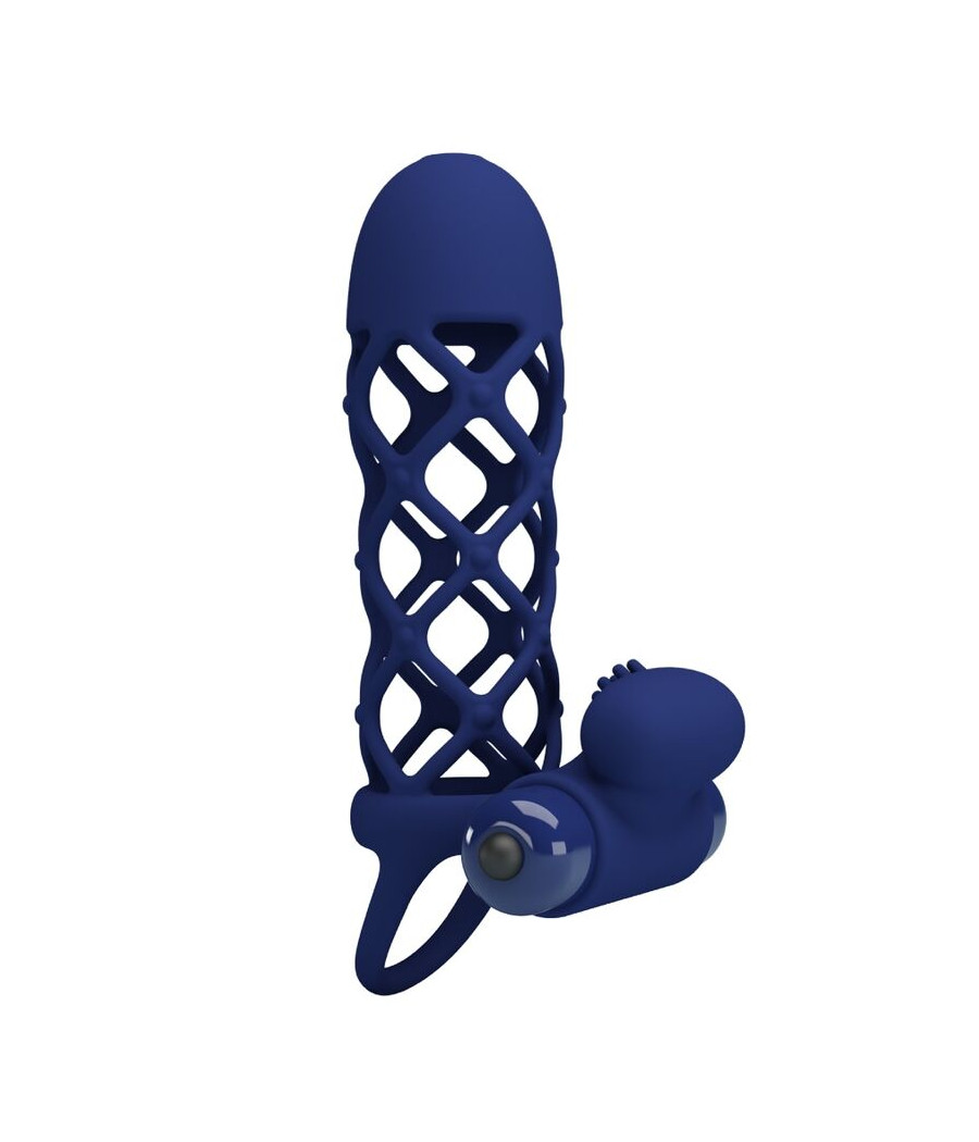 PRETTY LOVE - GIANN ANEL VIBRADOR COM BAINHA DE SILICONE AZUL