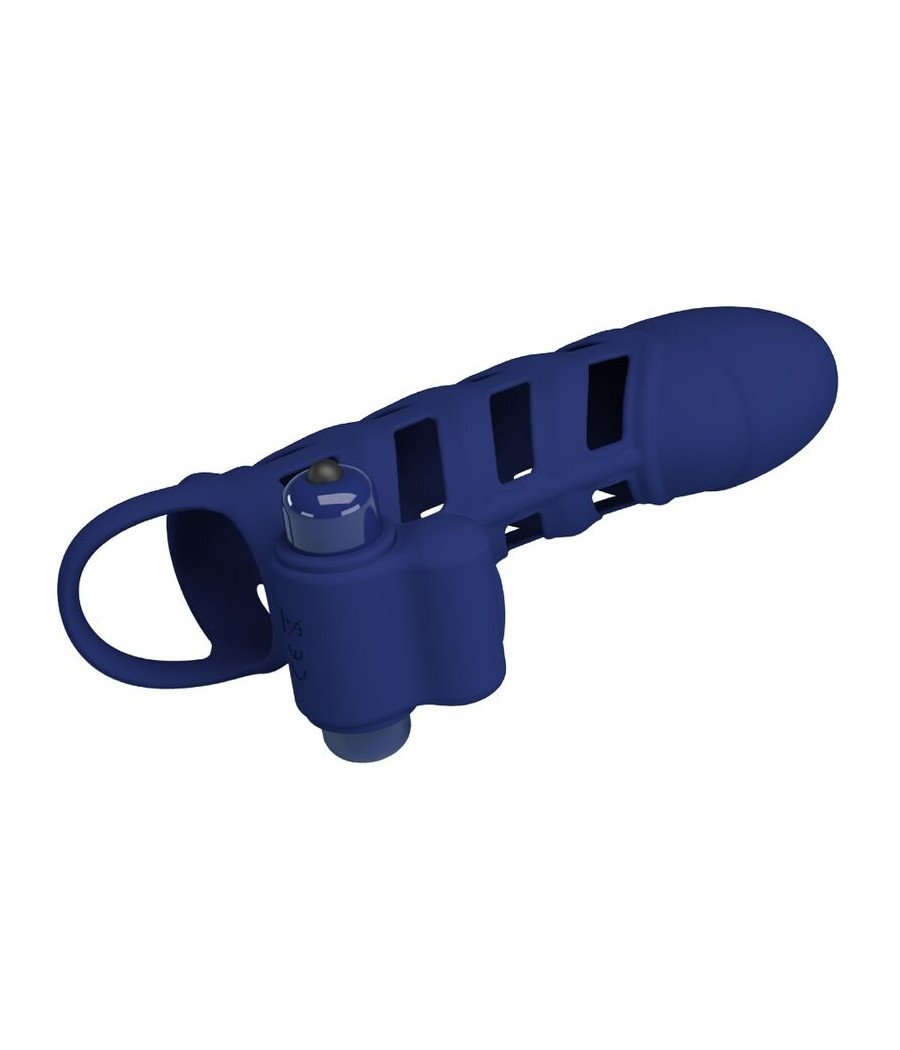 PRETTY LOVE - ALTAF VIBRATORRING MIT SILIKONHÜLLE BLAU