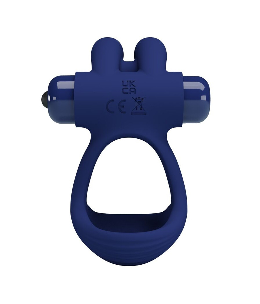 PRETTY LOVE - FRANCISCO DOUBLE VIBRATING RING RABBIT BLUE