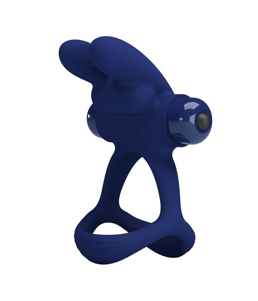 PRETTY LOVE - FRANCISCO DOUBLE ANNEAU VIBRANT LAPIN BLEU