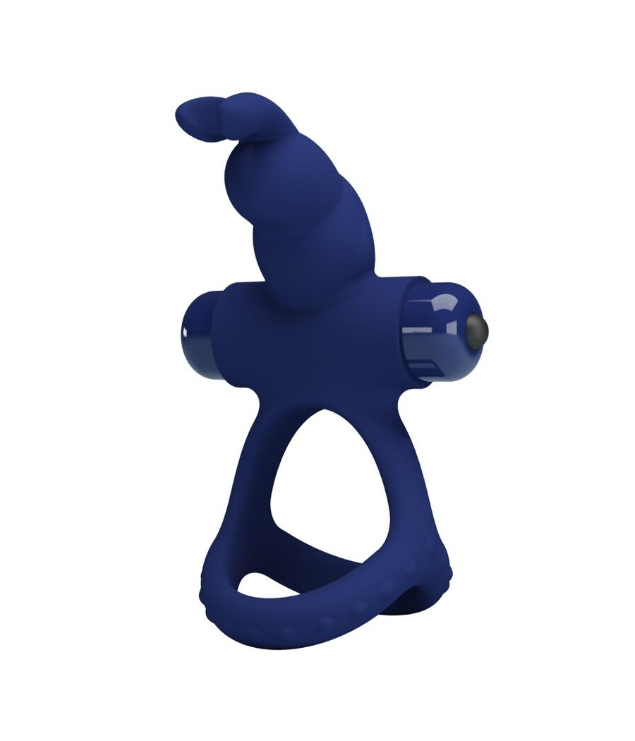 PRETTY LOVE - LUCHITO ANELLO VIBRANTE DOPPIO CONIGLIO BLU