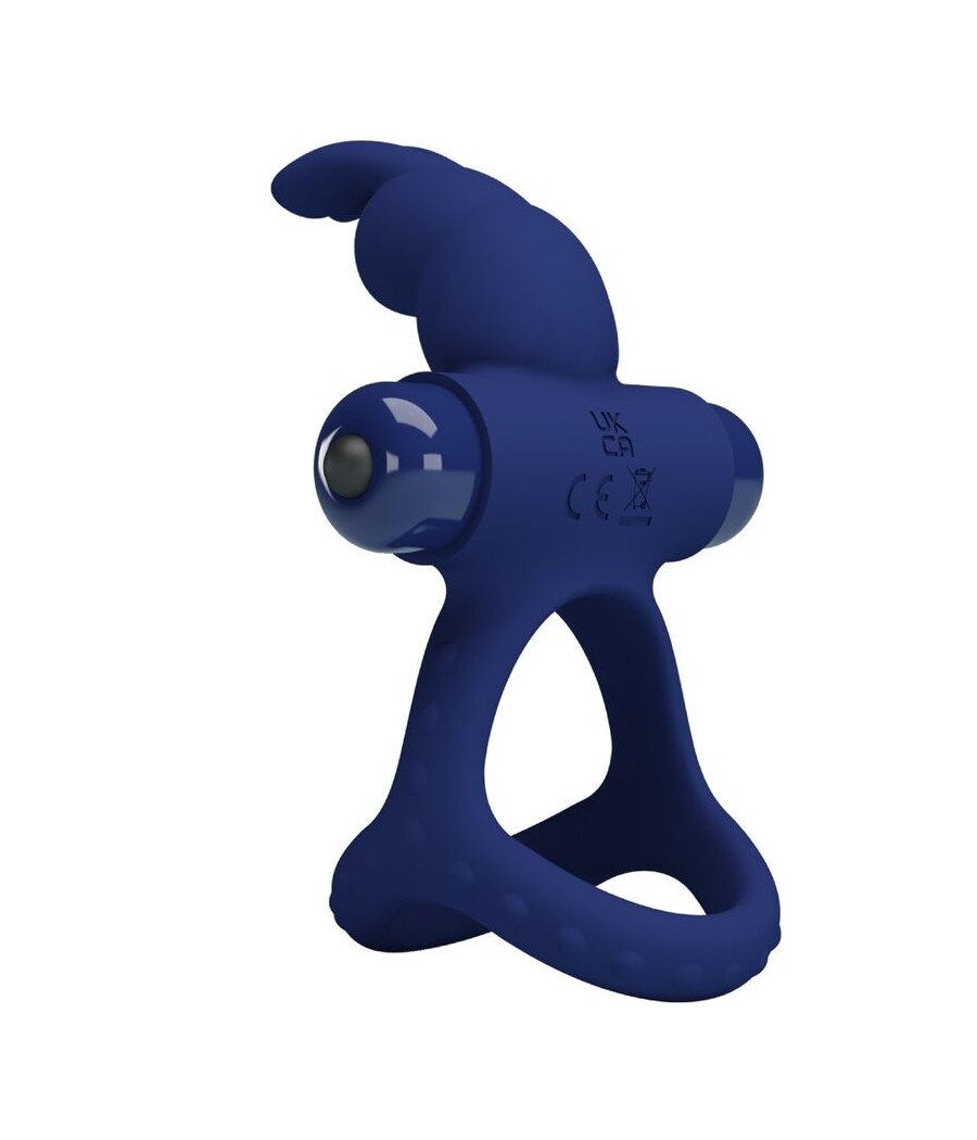 PRETTY LOVE - LUCHITO ANELLO VIBRANTE DOPPIO CONIGLIO BLU