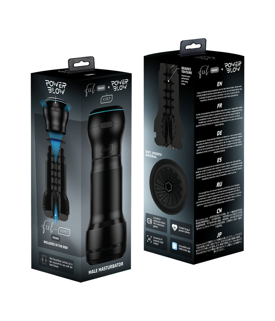KIIROO - FEEL POCKET-MASTURBATOR FÜR MÄNNER + POWER-BLOW