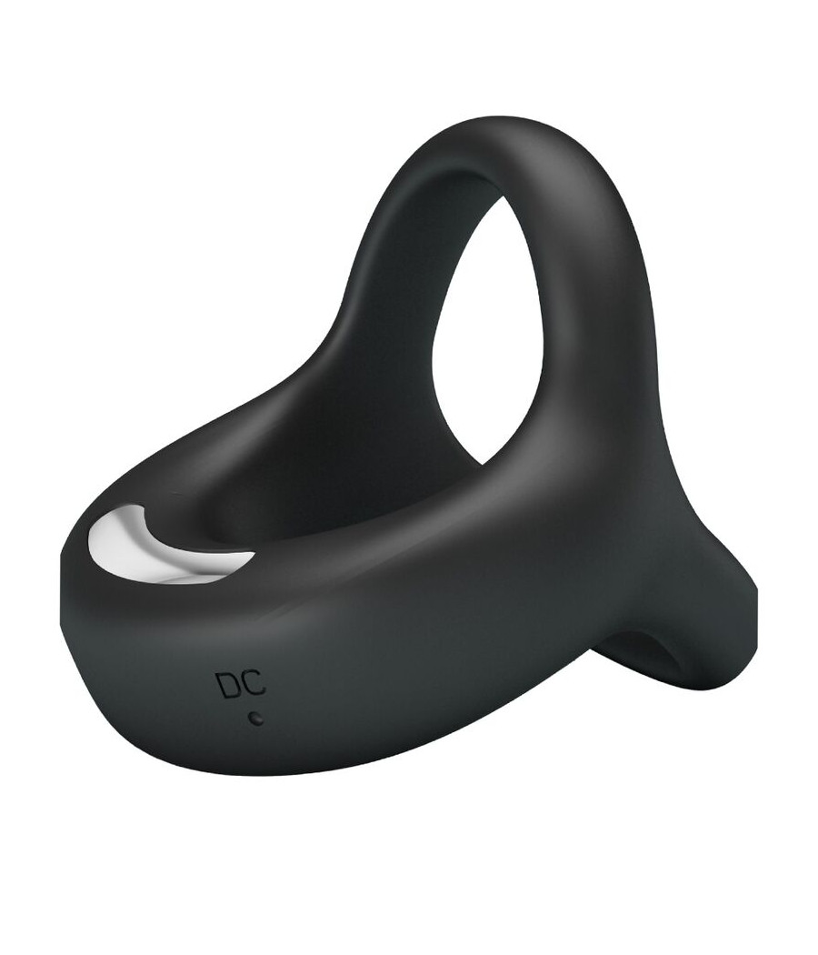 PRETTY LOVE - ELLIOTT  BLACK VIBRATOR RING