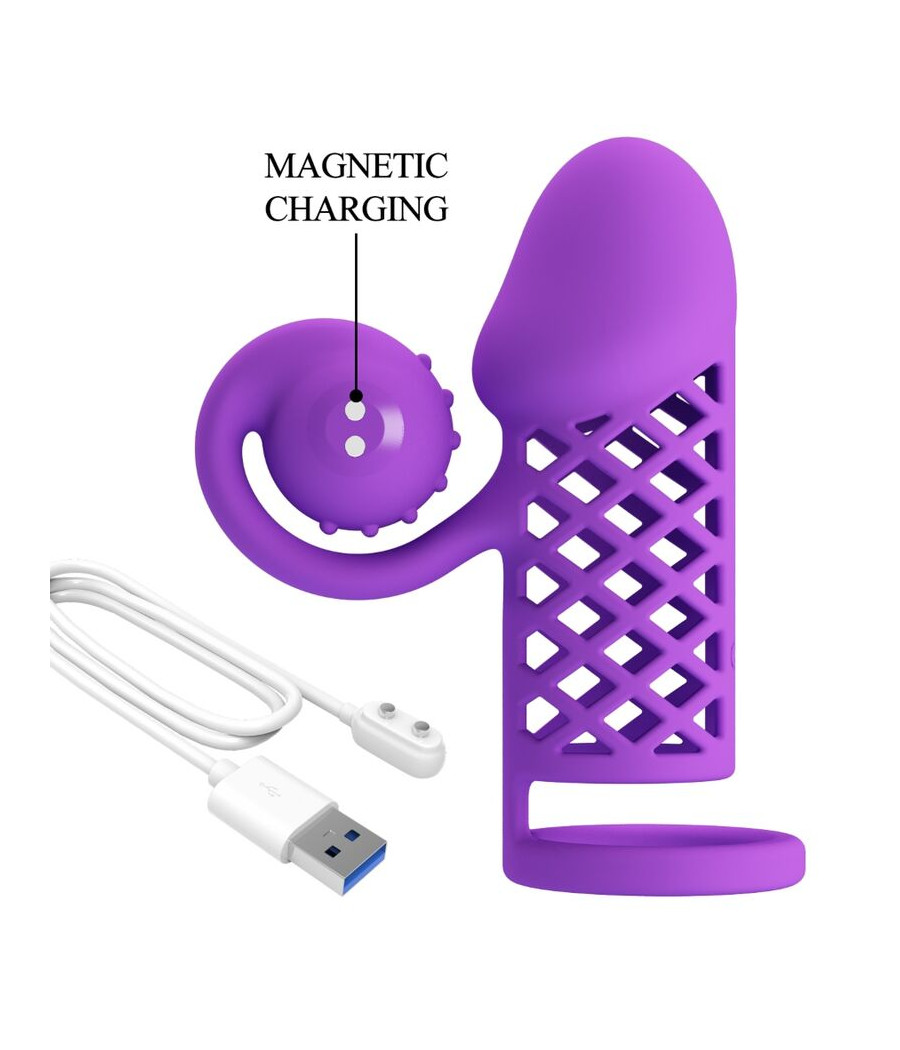 ROMANCE - HARDEN MANCHE PROLONGÉE POURPRE