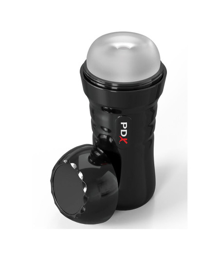 PDX EXTREME - SLIDE & GLIDE SELF-LUBRICATING MASTURBATOR CLEAR