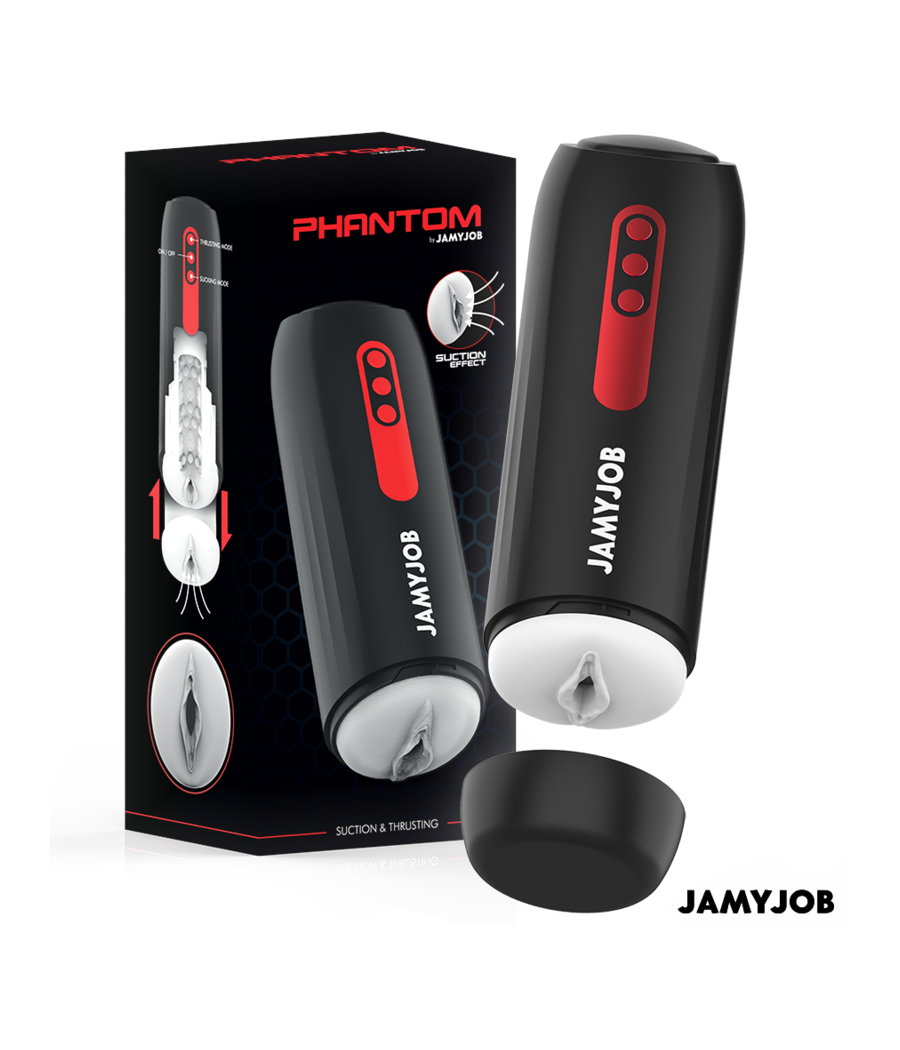JAMYJOB - PHANTOM AUTOMATISCHER VAGINA-MASTURBATOR 5 SAUG- UND STOSSMODI