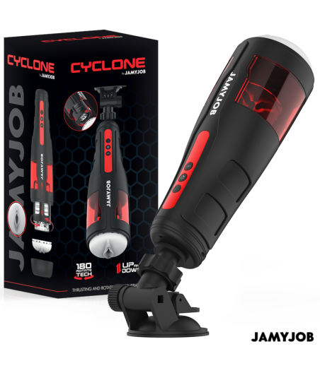 JAMYJOB - CYCLONE AUTOMATISCHER VAGINA-MASTURBATOR 10 ROTATIONS- UND STOSSMODI