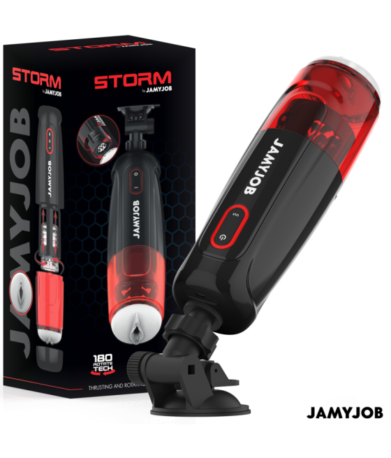 JAMYJOB - STORM MASTURBADOR AUTOMÁTICO DE VAGINA 10 MODOS DE ROTAÇÃO E IMPULSO