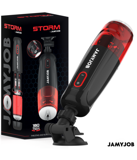 JAMYJOB - STORM AUTOMATIC VAGINA MASTURBATOR 10 ROTATION AND THRUST MODES