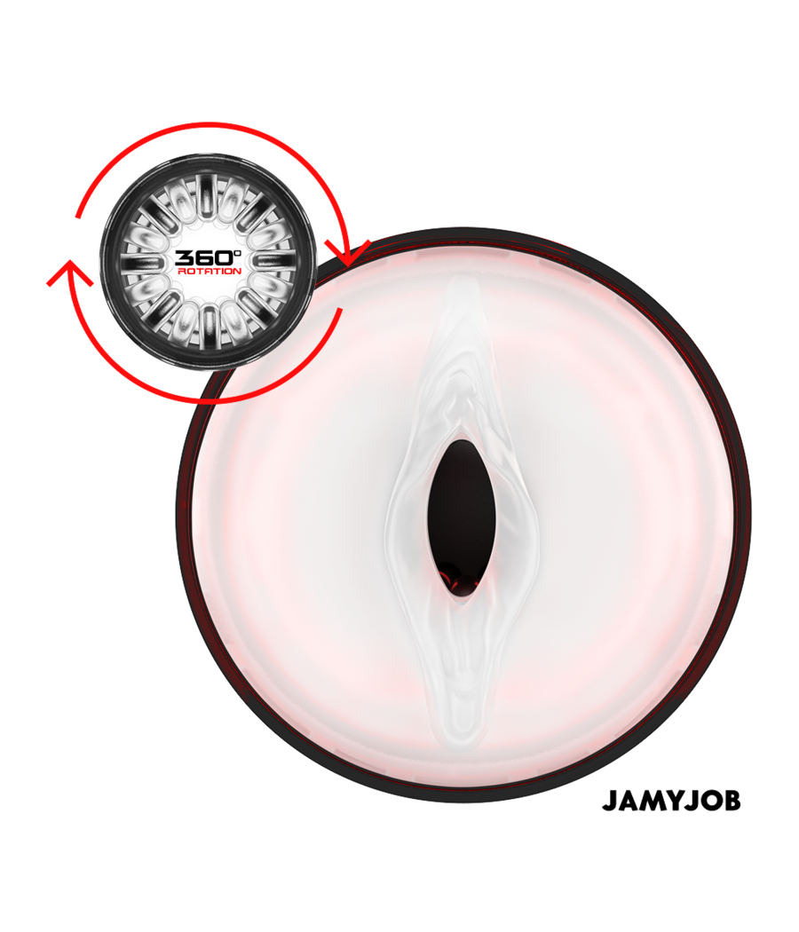 JAMYJOB - STORM AUTOMATIC VAGINA MASTURBATOR 10 ROTATION AND THRUST MODES