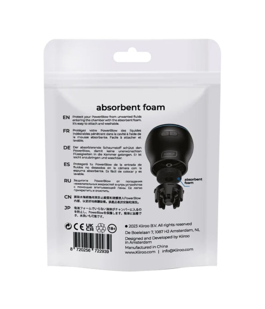 KIIROO - POWER BLOW ABSORBIERENDER SCHAUM, 5ER-PACK