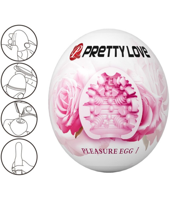 PRETTY LOVE - MASTURBATORE MASCHILE UOVO ROSA