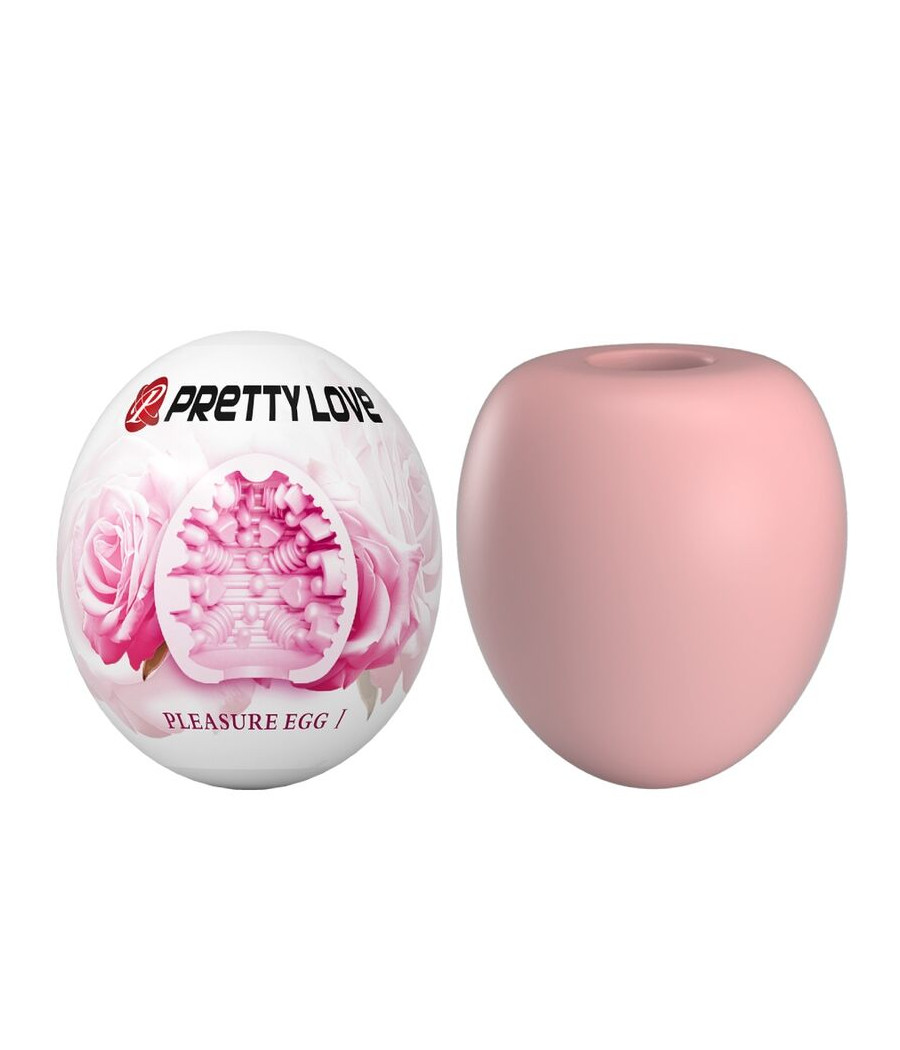 PRETTY LOVE - MASTURBADOR MASCULINO ROSA OVO