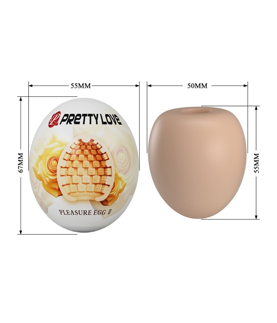 PRETTY LOVE - MASTURBATEUR POUR HOMMES CHAIR D'OEUF