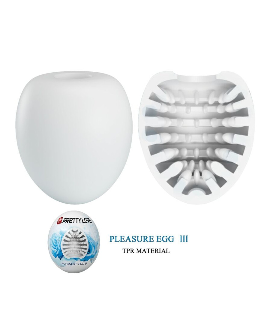 PRETTY LOVE - MALE MASTURBATOR EGG WHITE