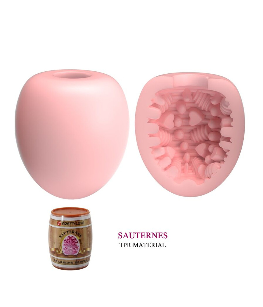 PRETTY LOVE - MASTURBATEUR POUR HOMME OEUF ROSE MODÈLE 2