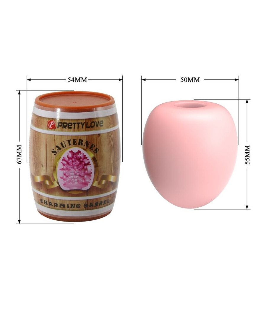 PRETTY LOVE - MASTURBADOR MASCULINO HUEVO ROSA MODELO 2