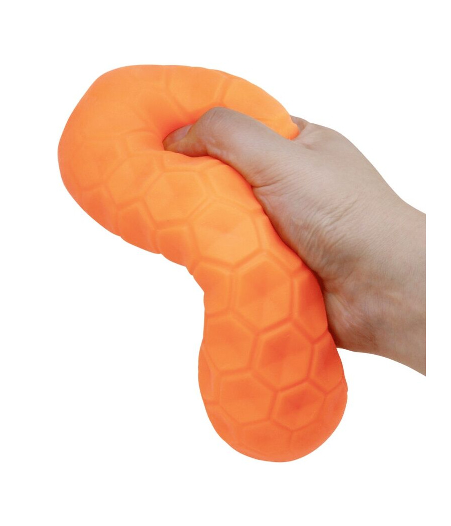 PRETTY LOVE - TWIN BALLS MALE MASTURBATOR ORANGE