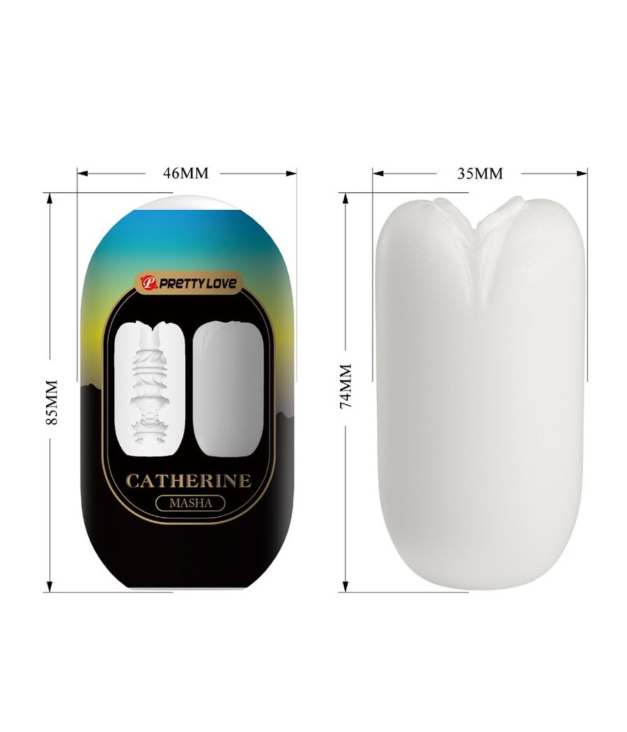 PRETTY LOVE - MASTURBATEUR POUR HOMME MASHA BLANC