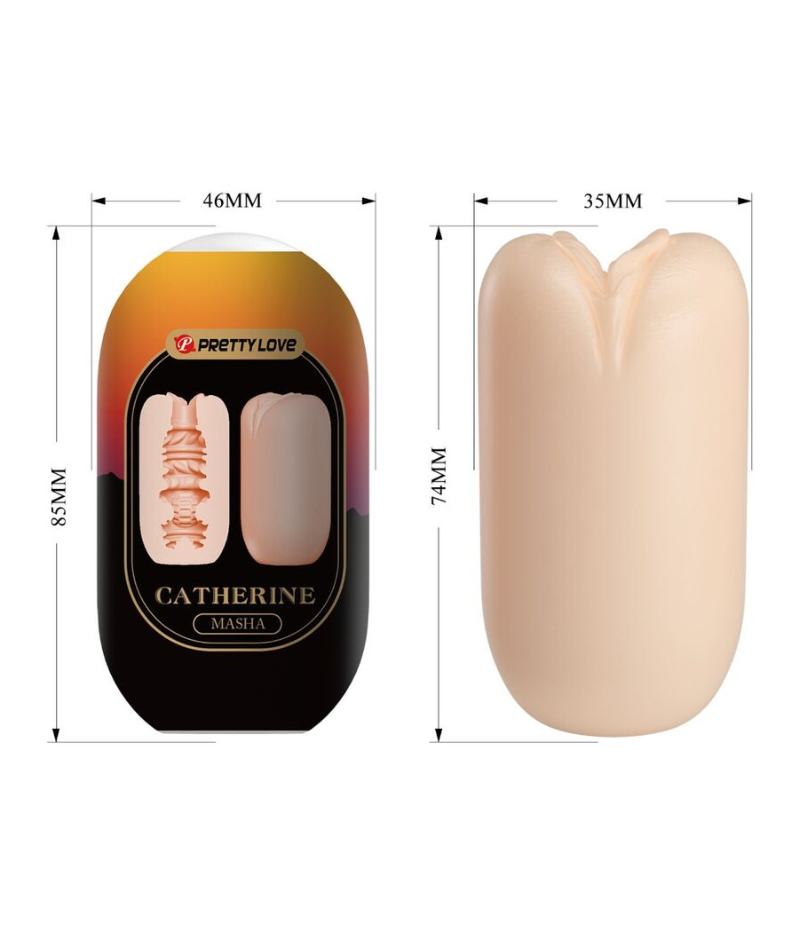 PRETTY LOVE - MASHA MASTURBADOR MASCULINO NATURAL