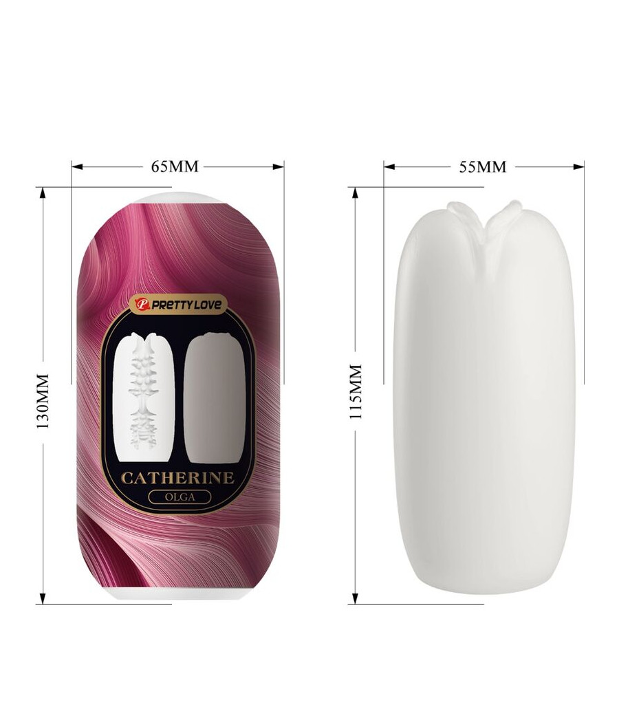 PRETTY LOVE - OLGA MASTURBADOR MASCULINO BRANCO