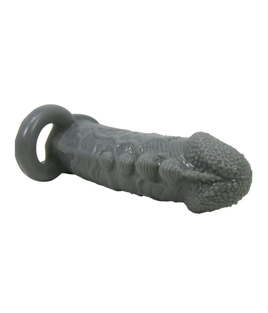 PRETTY LOVE - REALISTIC PENIS ENLARGER AND DELAY SLEEVE GREY