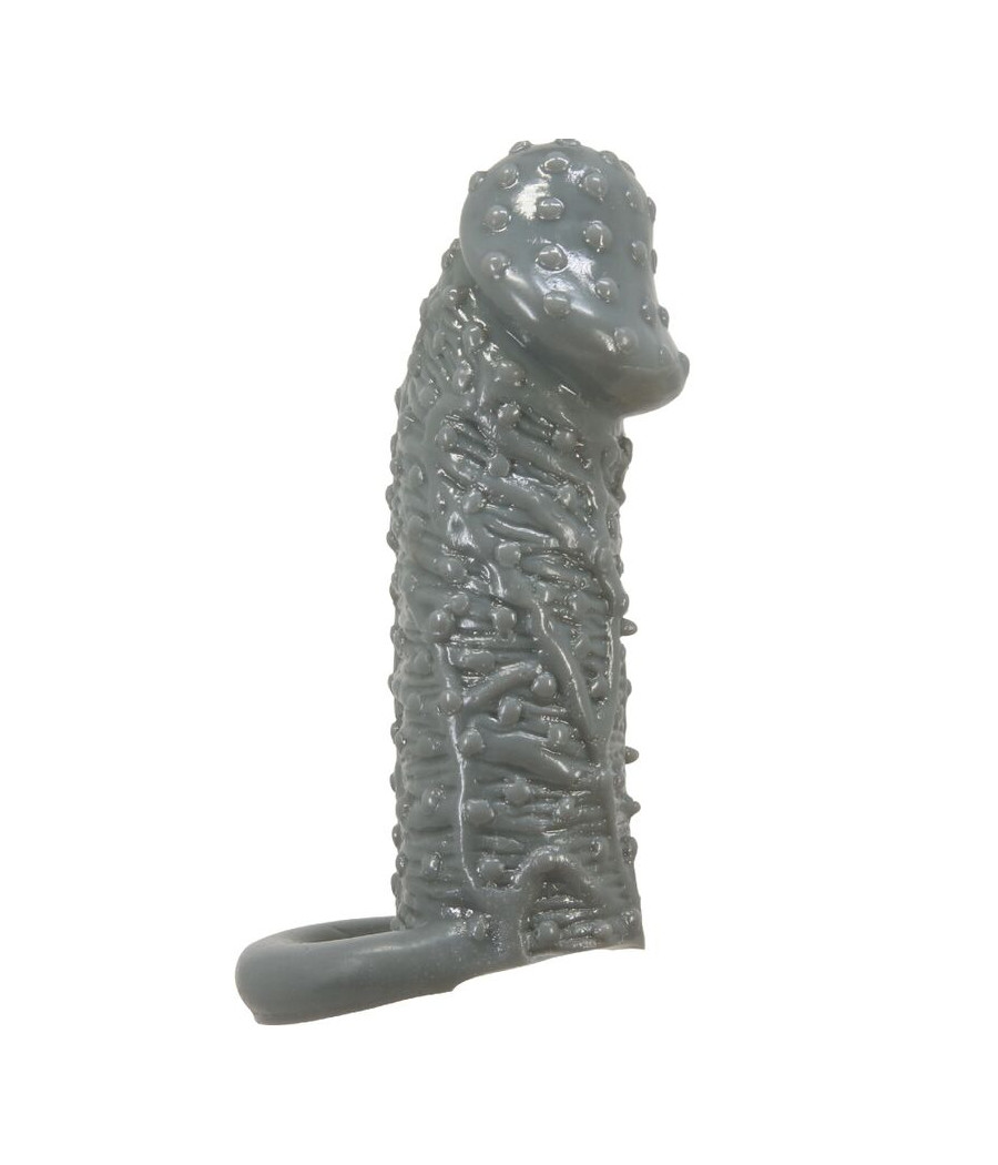 PRETTY LOVE - MODELLO REALISTICO DI INGRANDIMENTO E MANICA DI RITARDO PER IL PENE 2 GRIGIO