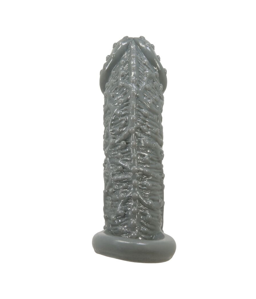 PRETTY LOVE - MODELLO REALISTICO DI INGRANDIMENTO E MANICA DI RITARDO PER IL PENE 2 GRIGIO
