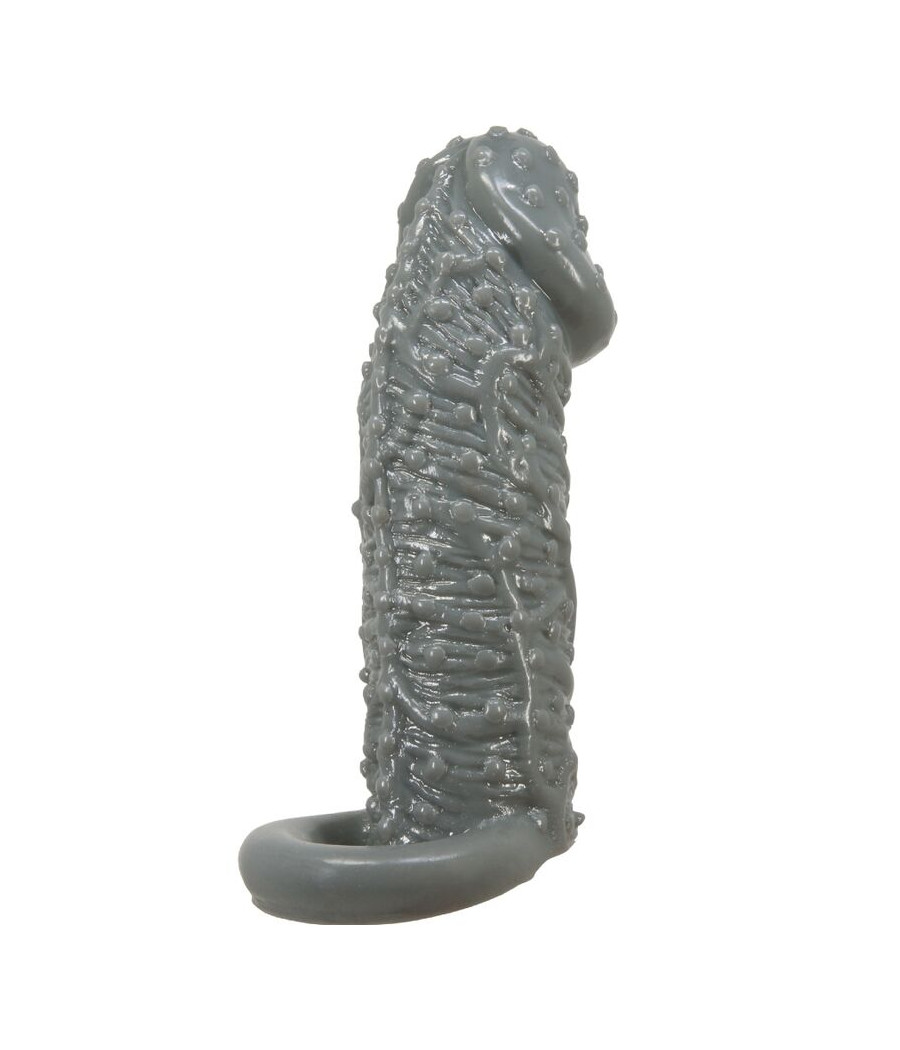 PRETTY LOVE - MODELLO REALISTICO DI INGRANDIMENTO E MANICA DI RITARDO PER IL PENE 2 GRIGIO