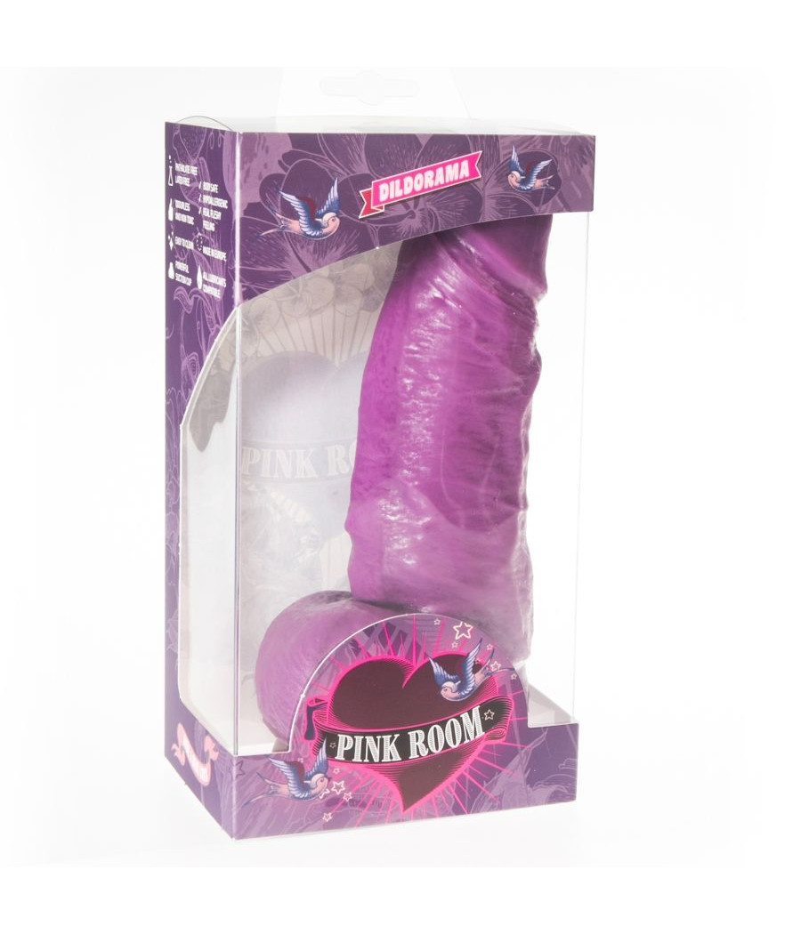 PINK ROOM - DILDO REALISTA DAYAN ROXO 17 CM
