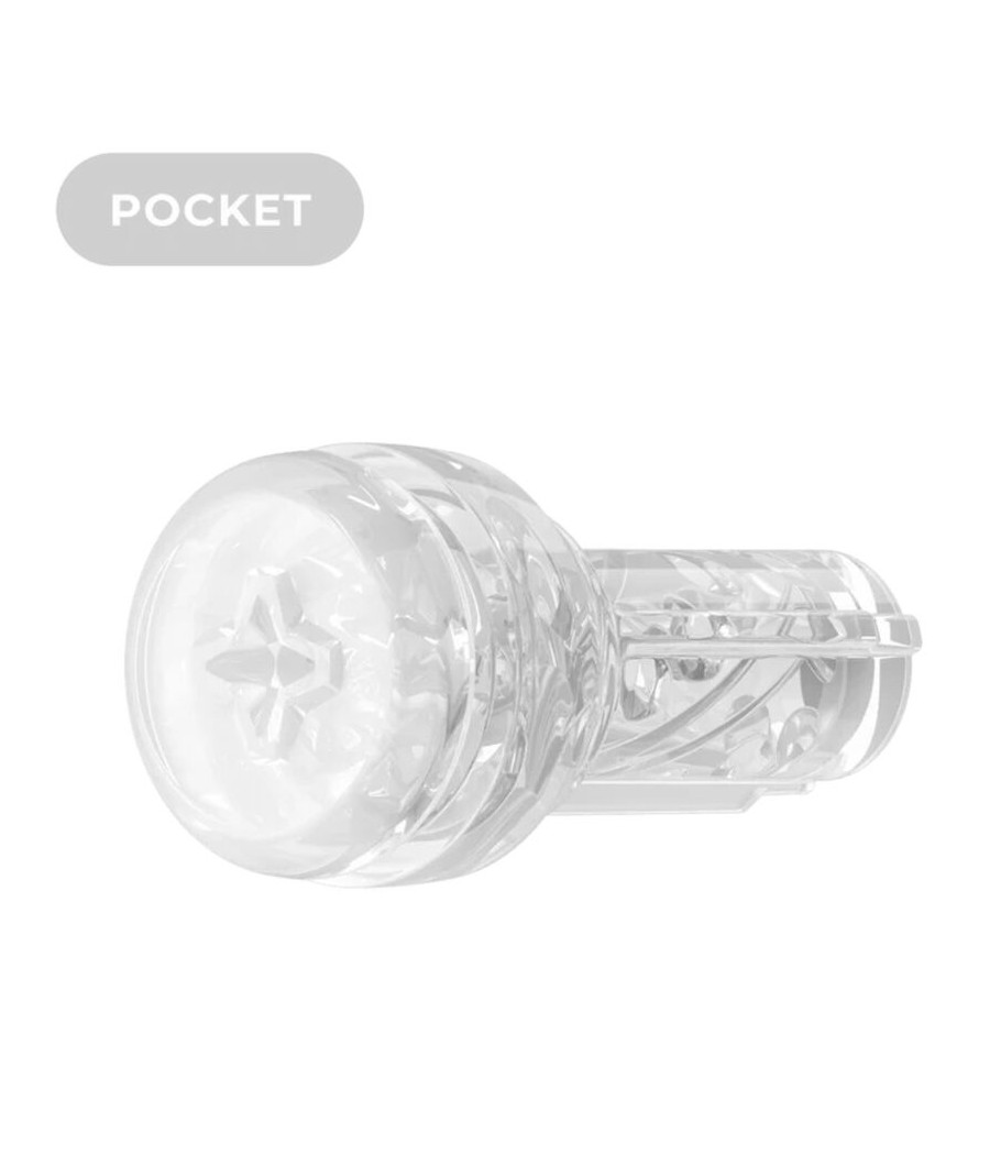 KIIROO - FEEL POCKET STROKER CRYSTAL DI KIIROO TRASPARENTE