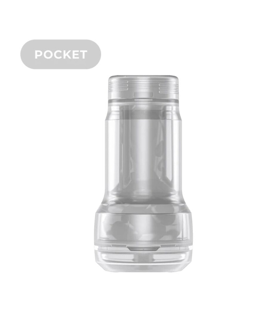 KIIROO - FEEL POCKET STROKER CRYSTAL BY KIIROO TRANSPARENTE