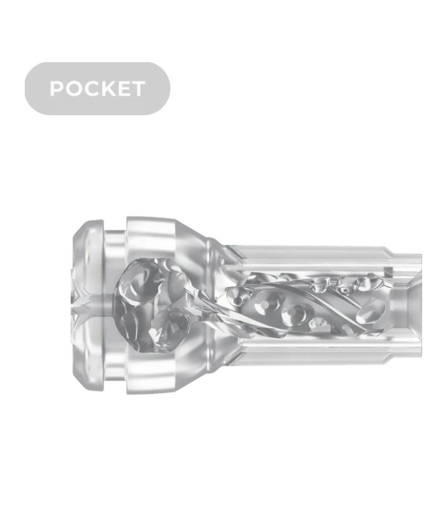 KIIROO - FEEL POCKET STROKER CRISTAL PAR KIIROO TRANSPARENT