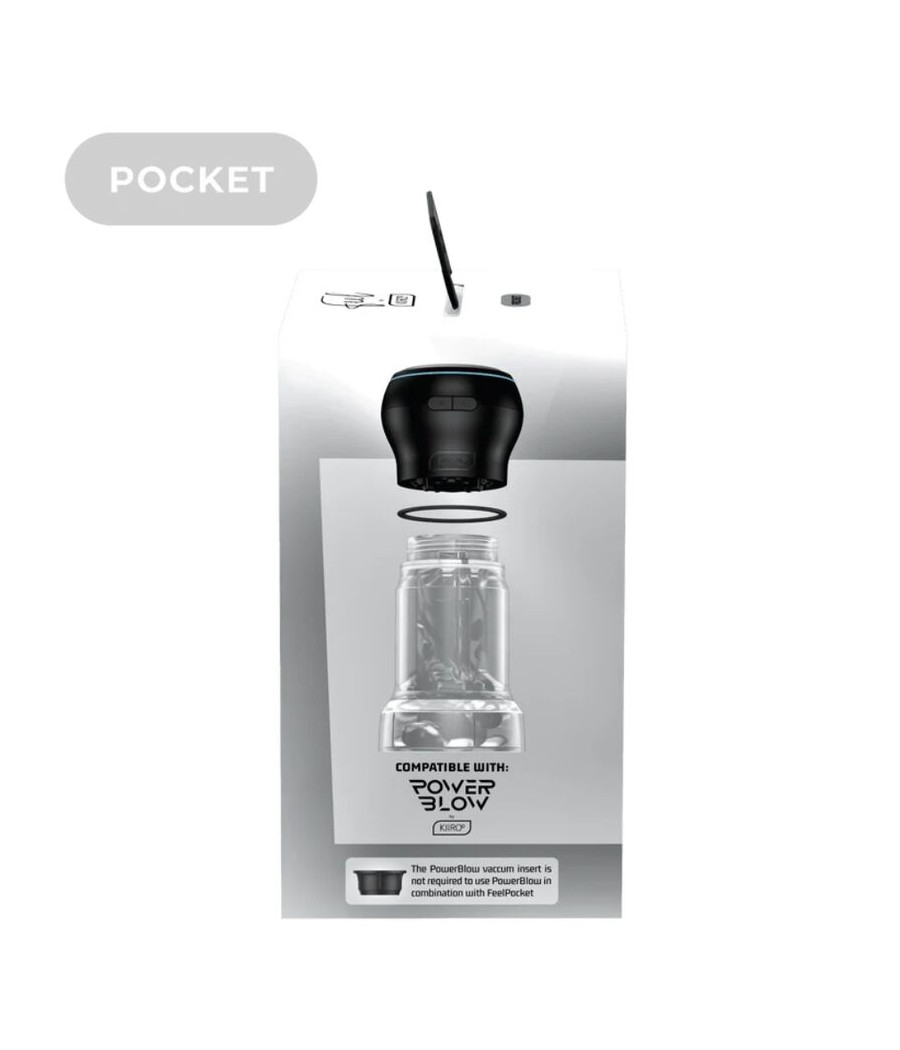 KIIROO - FEEL POCKET STROKER CRYSTAL DI KIIROO TRASPARENTE