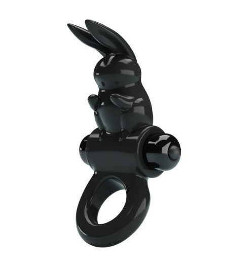 PRETTY LOVE - ANNEAU VIBRATEUR EXCITANT RABBIT 10 VIBRATIONS NOIR