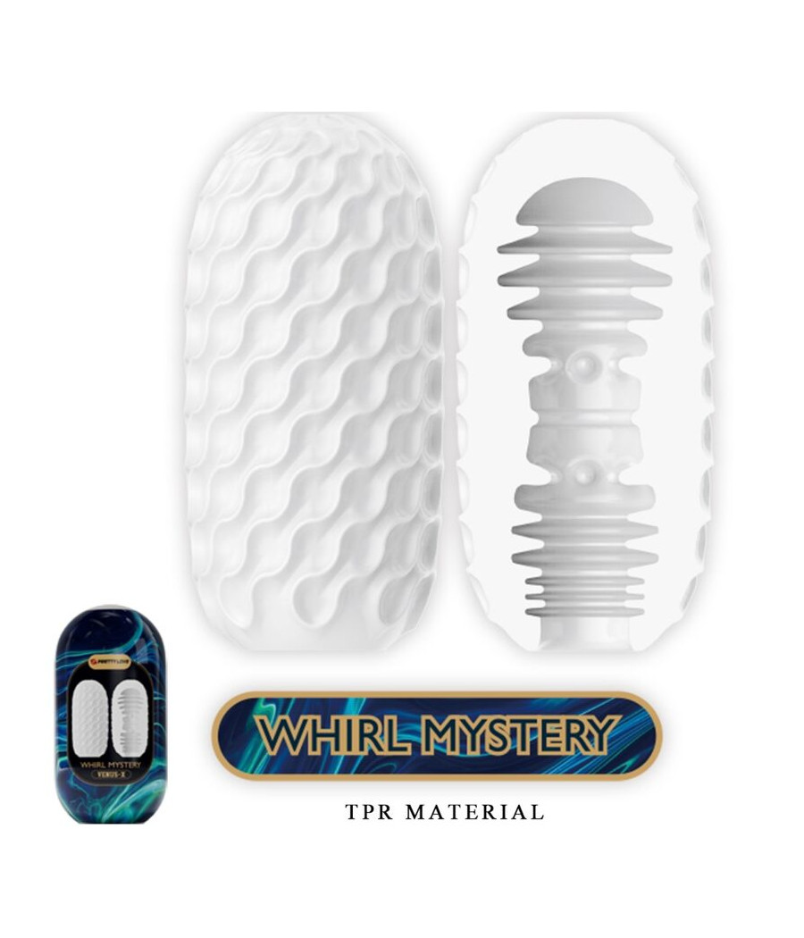 PRETTY LOVE - VENUS X 15 SILICONE MALE MASTURBATORS WHITE