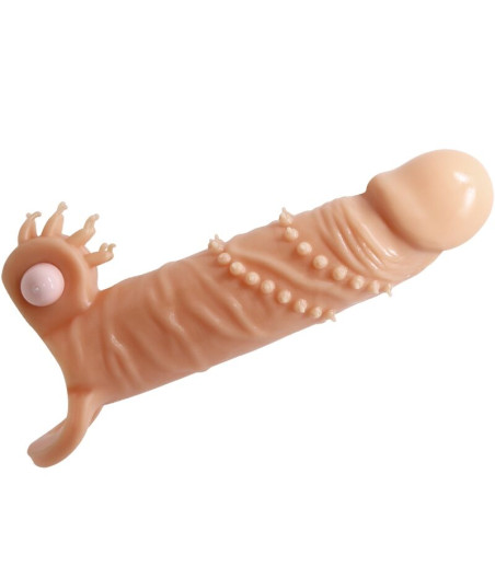 PRETTY LOVE - CONNOR PENIS SLEEVE + CLITORIS STIMULATOR FLESH