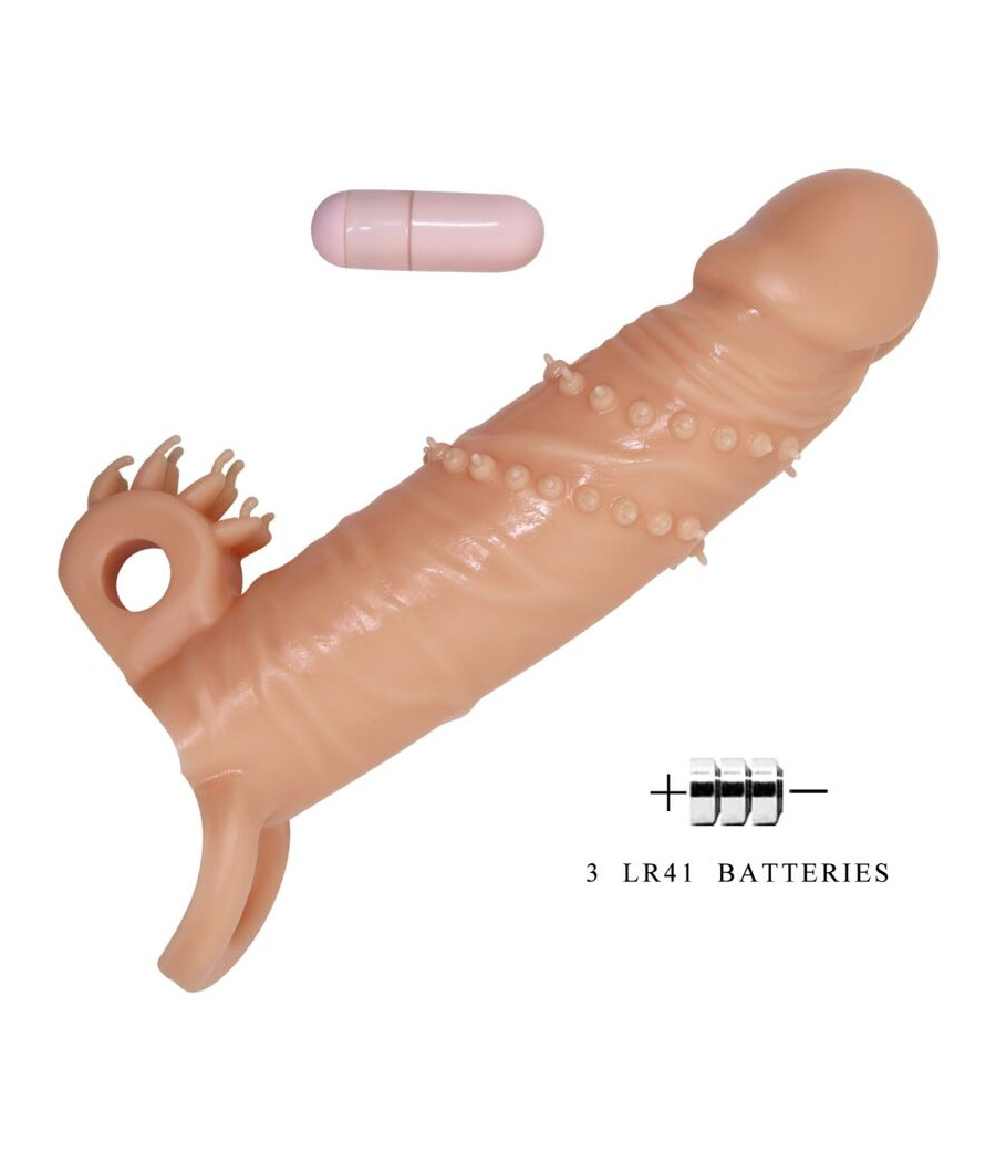 PRETTY LOVE - CONNOR PENISHÜLLE + KLITORISSTIMULATOR FLEISCH