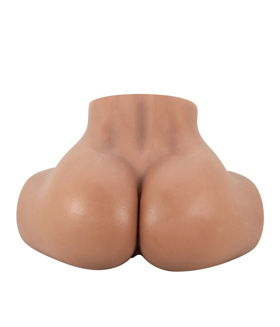 CRAZY BULL - VIBRADOR HAILEY BUTT COM CONTROLE REMOTO REALISTA DE VAGINA E ÂNUS