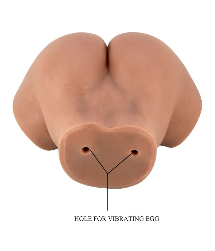 CRAZY BULL - HAILEY VIBRATEUR FESSIER AVEC CONTRÔLE RÉALISTE DU VAGIN ET DE L'ANUS À TÉLÉCOMMANDE
