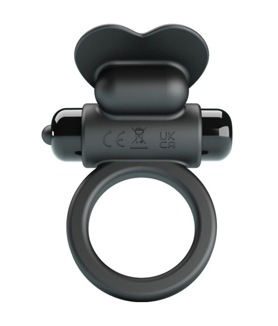 PRETTY LOVE - DEBONAIRE VIBRATIONSRING KANINCHEN 10 VIBRATIONEN SCHWARZ