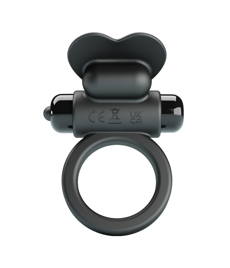 PRETTY LOVE - DEBONAIRE VIBRATING RING RABBIT 10 VIBRATIONS BLACK