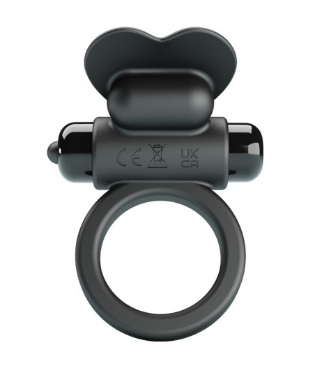 PRETTY LOVE - BAGUE VIBRANTE DEBONAIRE LAPIN 10 VIBRATIONS NOIRE