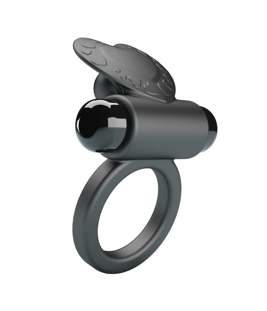 PRETTY LOVE - DEBONAIRE ANELLO VIBRANTE CONIGLIO 10 VIBRAZIONI NERO