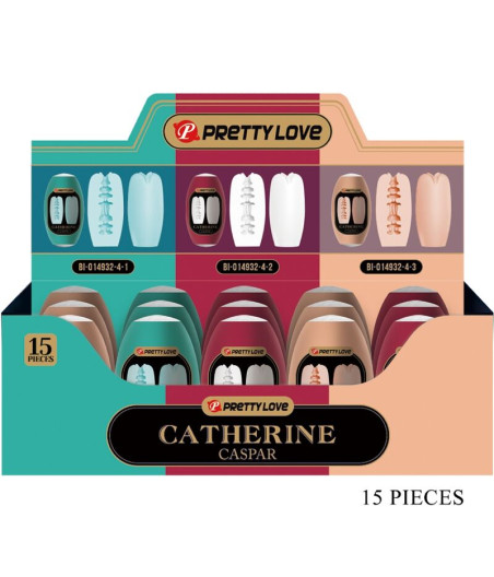 PRETTY LOVE - CASPAR PACK 15 VERSCHIEDENE MÄNNLICHE MASTRUBATOREN