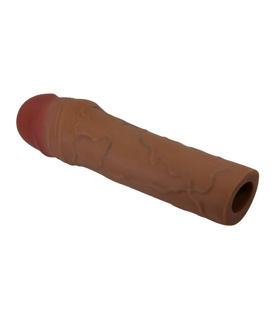 PRETTY LOVE - CHANE PENISHÜLLE MIT 5 CM VERLÄNGERUNG MULATTE
