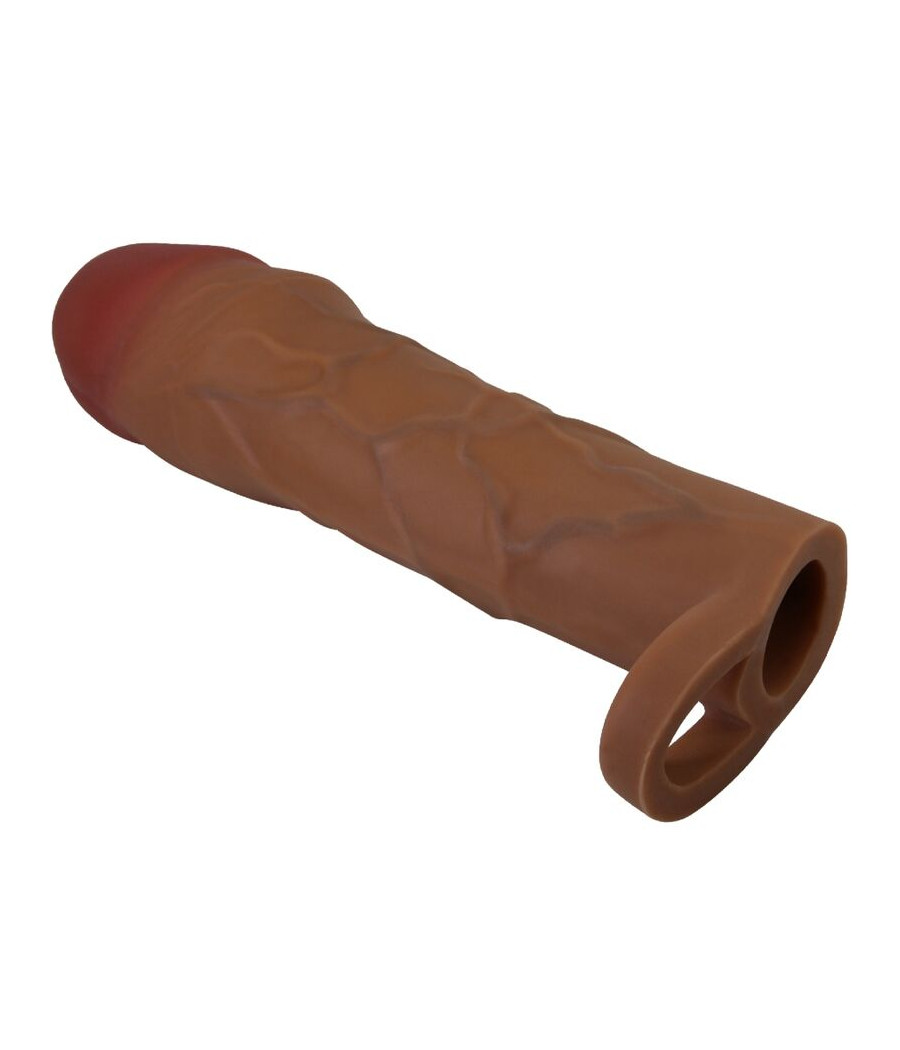 PRETTY LOVE - HANI PENIS SLEEVE WITH 5 CM EXTENSION MULATTO