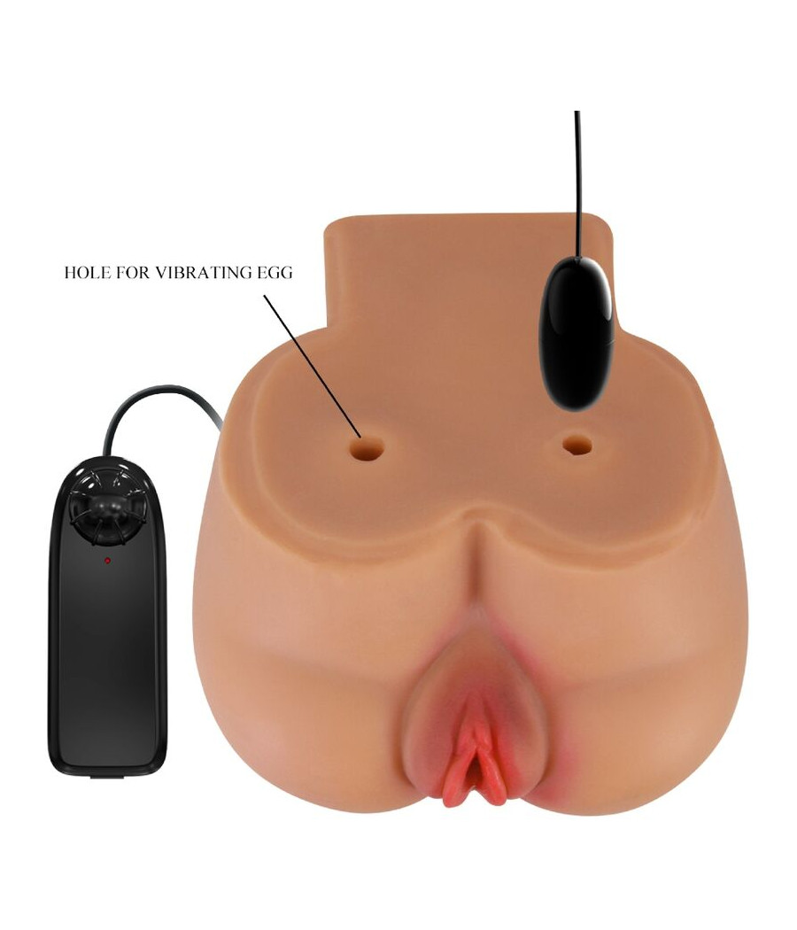 CRAZY BULL - VIBRATORE KYLIE ASS CON VAGINA E ANO REALISTICI E TELECOMANDO